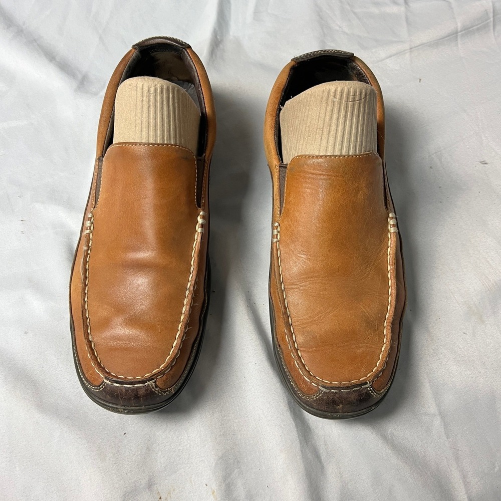 Cole Haan Mens Slip On Loafer Shoes Tan Leather Comfort Size 9.5 M 161 C03559A14